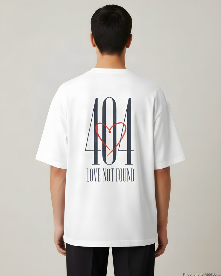 404 Love Not Found Oversized T-Shirt