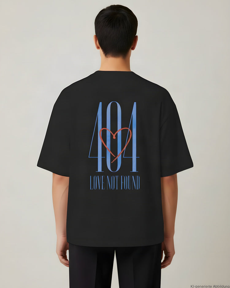 404 Love Not Found Oversized T-Shirt
