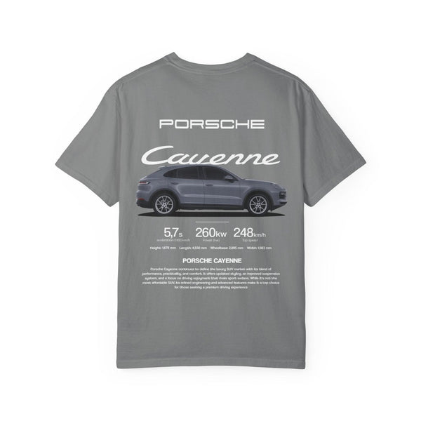 Porsche Cayenne T-Shirt — Luxury SUV Car Streetwear | REVØRA