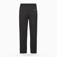 REVØRA RØ – Open-Hem-Jogger in Black, Vorderansicht, KI-generierte Abbildung