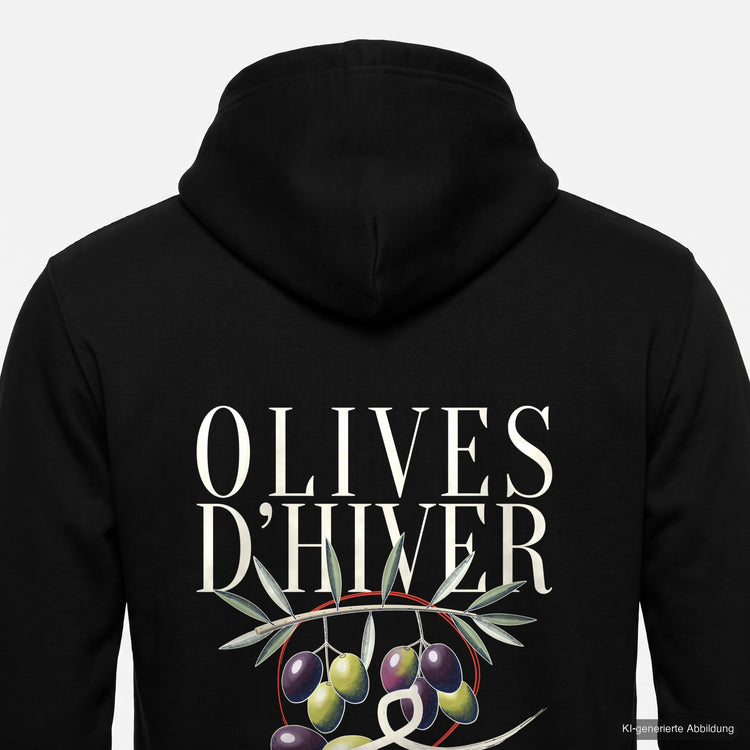 Olives d'Hiver Zip-Hoodie
