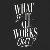 REVØRA What If It All Works Out – Oversized Shirt in Black, Rückenprint aus der Nähe