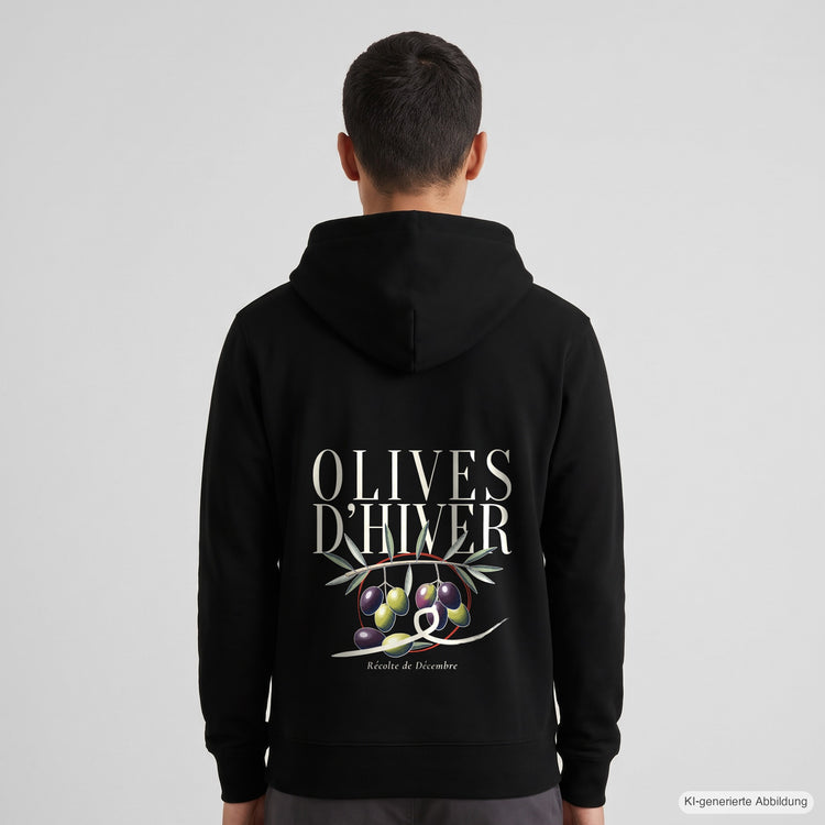 Olives d'Hiver Zip-Hoodie