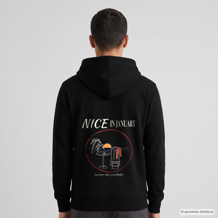 Nice In January Zip-Hoodie