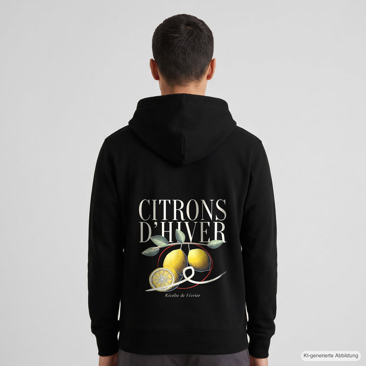 Citrons d'Hiver Zip-Hoodie
