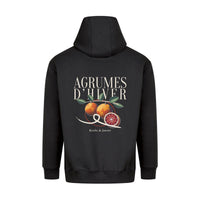 REVØRA Agrumes d'Hiver – Hoodie in Black, Rückansicht