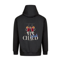 REVØRA Vin Chaud Club – Hoodie in Black, Rückansicht