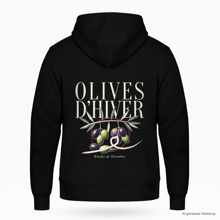 Olives d'Hiver Zip-Hoodie