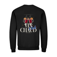 REVØRA Vin Chaud Club – Sweatshirt in Black, Rückansicht