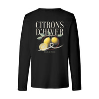 REVØRA Citrons d'Hiver – Longsleeve in Black, Rückansicht