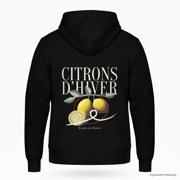 Citrons d'Hiver Zip-Hoodie