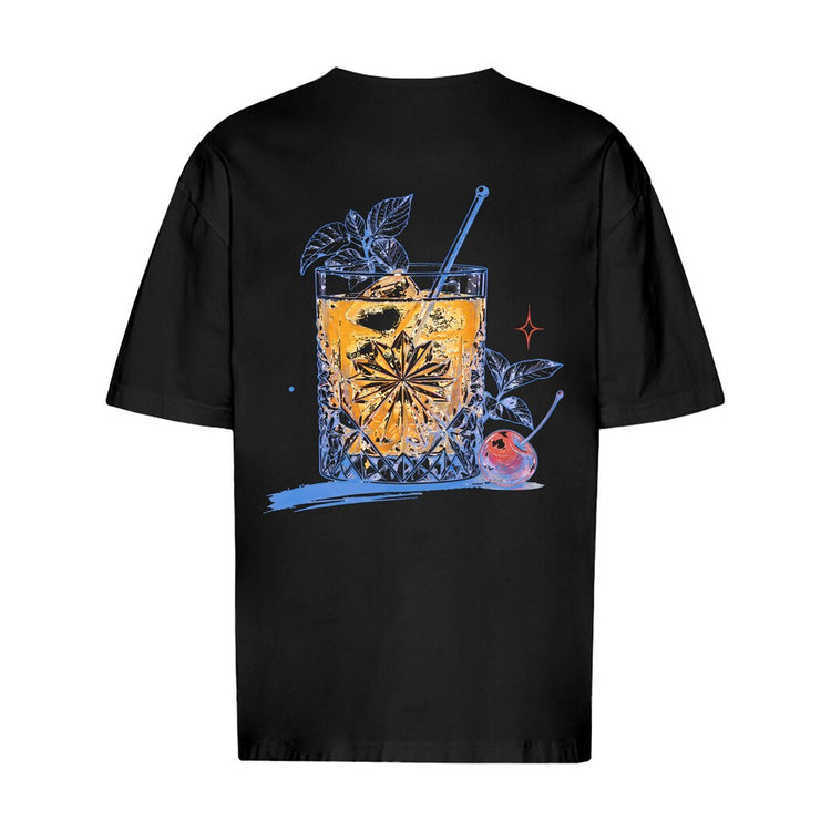 Vintage Cocktail Oversized T-Shirt