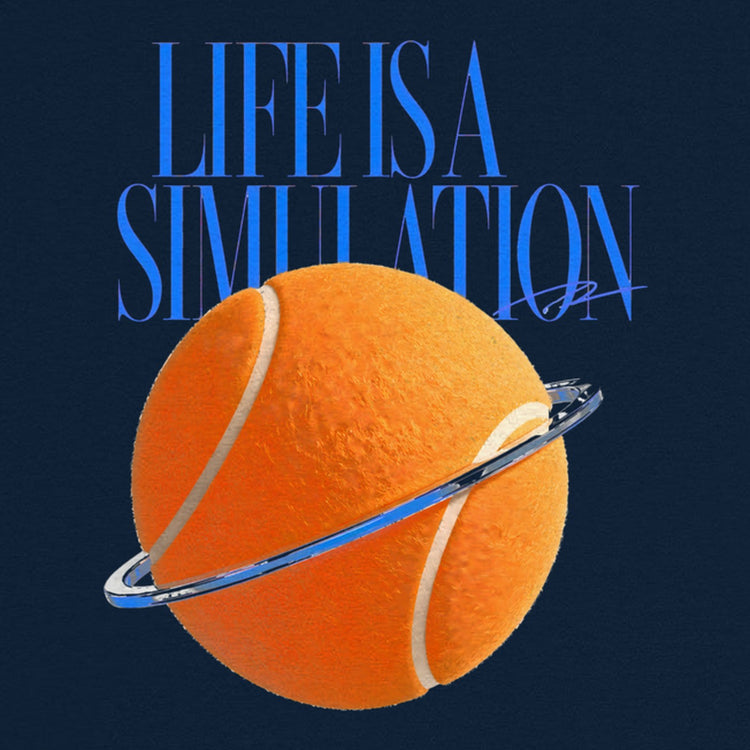 Life Is A Simulation Oversized T-Shirt
