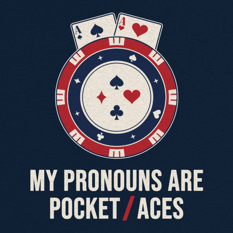 My Pronouns Are Pocket Aces Oversized T-Shirt