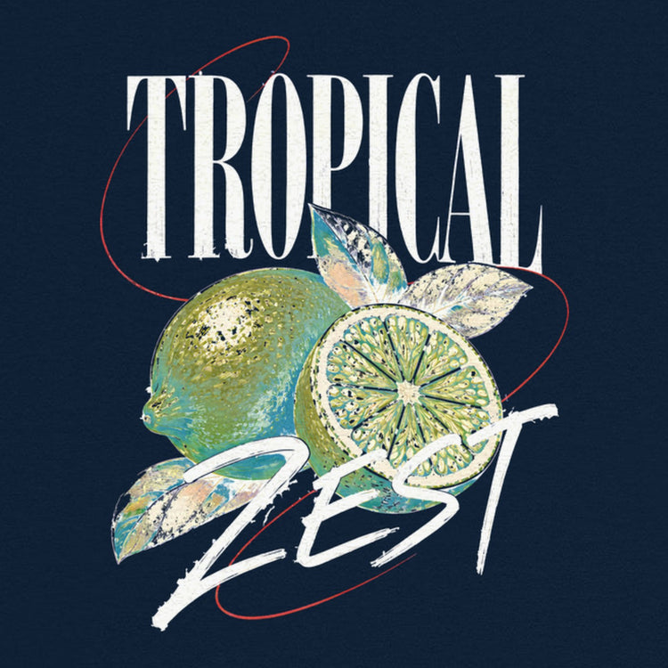 Tropical Zest Limetten Oversized T-Shirt