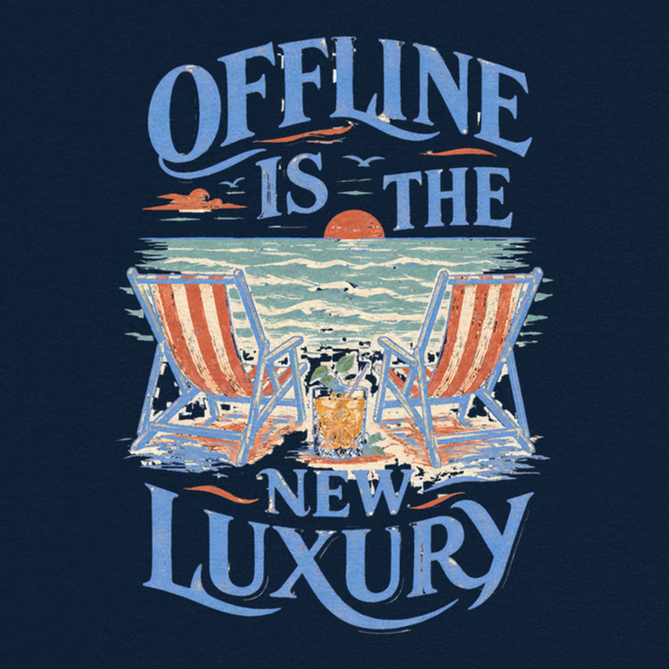 Offline Luxury Beach Cocktail Oversized T-Shirt
