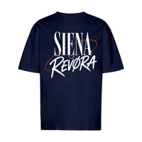 REVØRA Siena Revora – Oversized Shirt in French Navy, Rückansicht