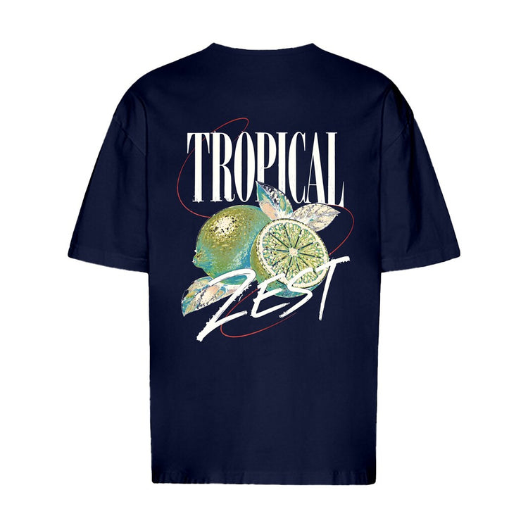 Tropical Zest Limetten Oversized T-Shirt