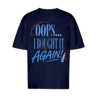 REVØRA Oops I Bought It Again – Oversized Shirt in French Navy, Rückansicht