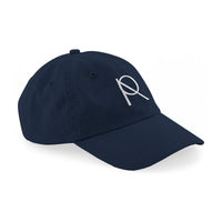 REVØRA RØ – Dad Cap in French Navy, Vorderansicht