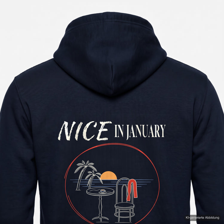 Nice In January Zip-Hoodie