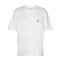 REVØRA Sweet Peach Please – Oversized Shirt in White, Brustzeichen RØ, gedruckt