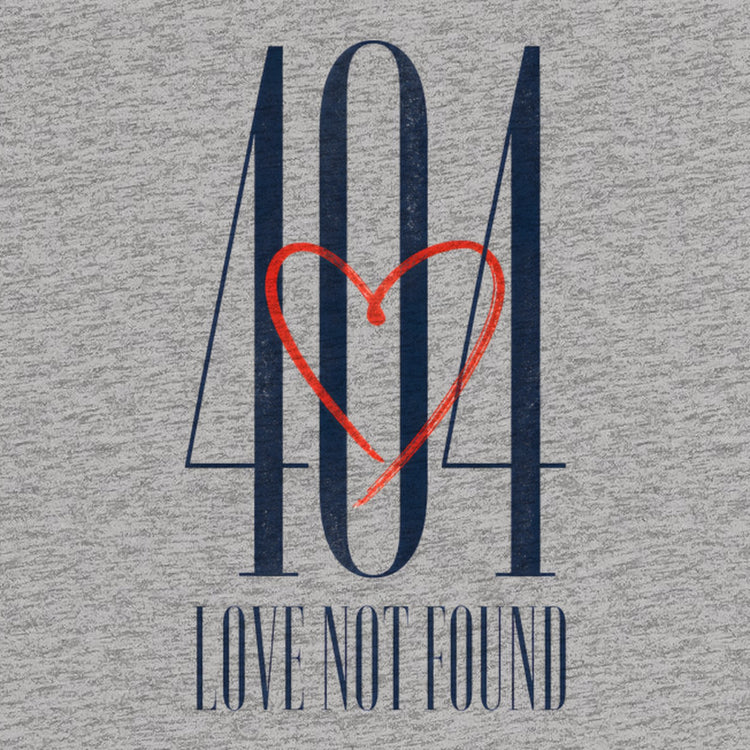 404 Love Not Found Oversized T-Shirt