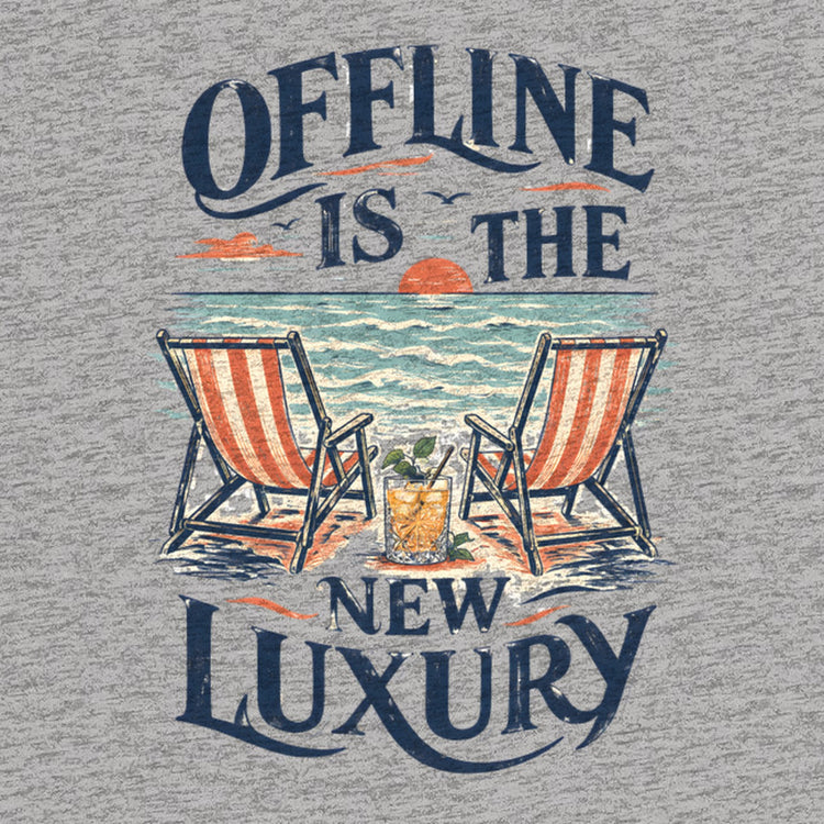 Offline Luxury Beach Cocktail Oversized T-Shirt