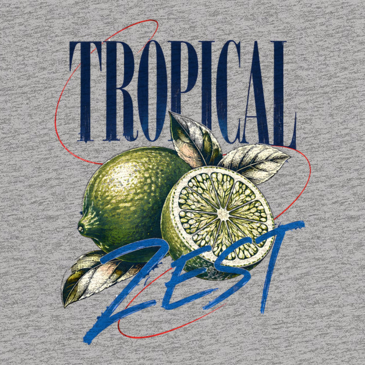 Tropical Zest Limetten Oversized T-Shirt