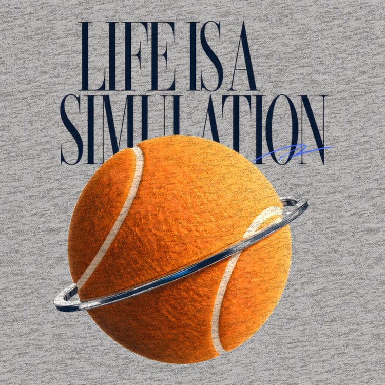 Life Is A Simulation Oversized T-Shirt
