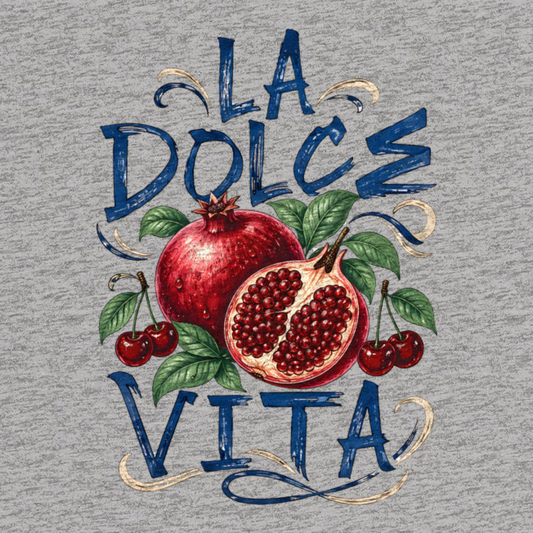 La Dolce Vita Pomegranate Oversized T-Shirt