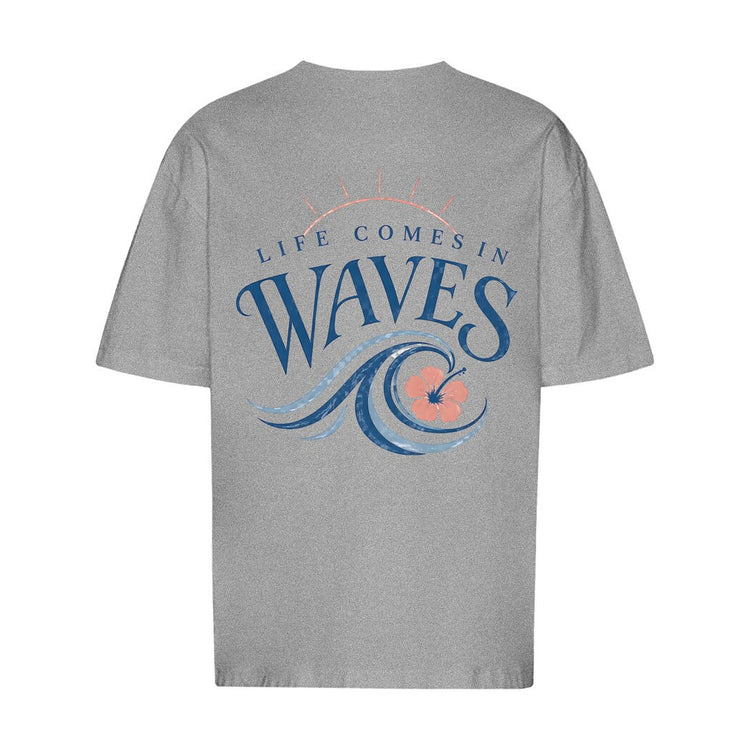 Life Comes In Waves Oversized T-Shirt