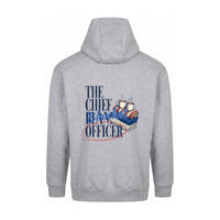 REVØRA The Chief Blanket Officer – Hoodie in Heather Grey, Rückansicht