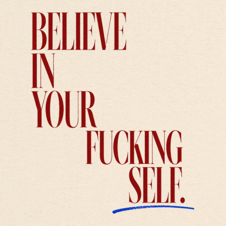 Believe In Yourself Oversized T-Shirt