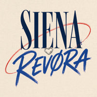 REVØRA Siena Revora – Oversized Shirt in Natural Raw, Rückenprint aus der Nähe