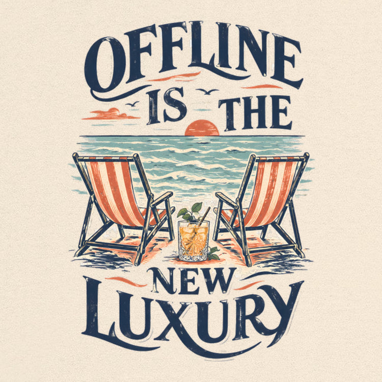 Offline Luxury Beach Cocktail Oversized T-Shirt