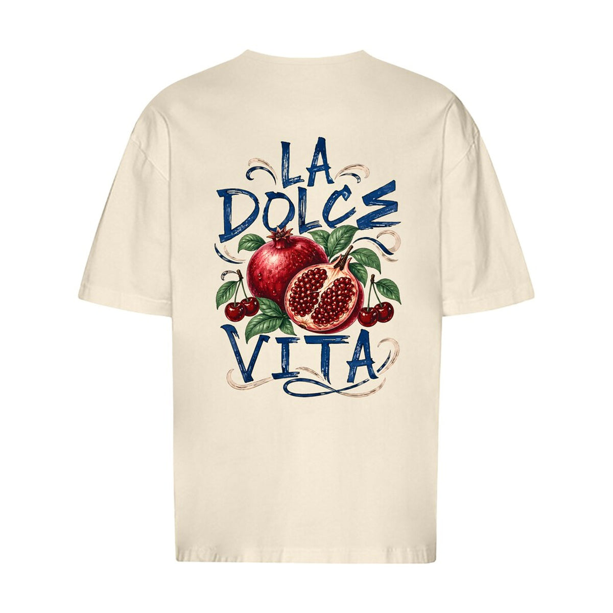 La Dolce Vita Pomegranate Oversized T-Shirt