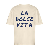 REVØRA La Dolce Vita – Oversized Shirt in Natural Raw, Rückansicht