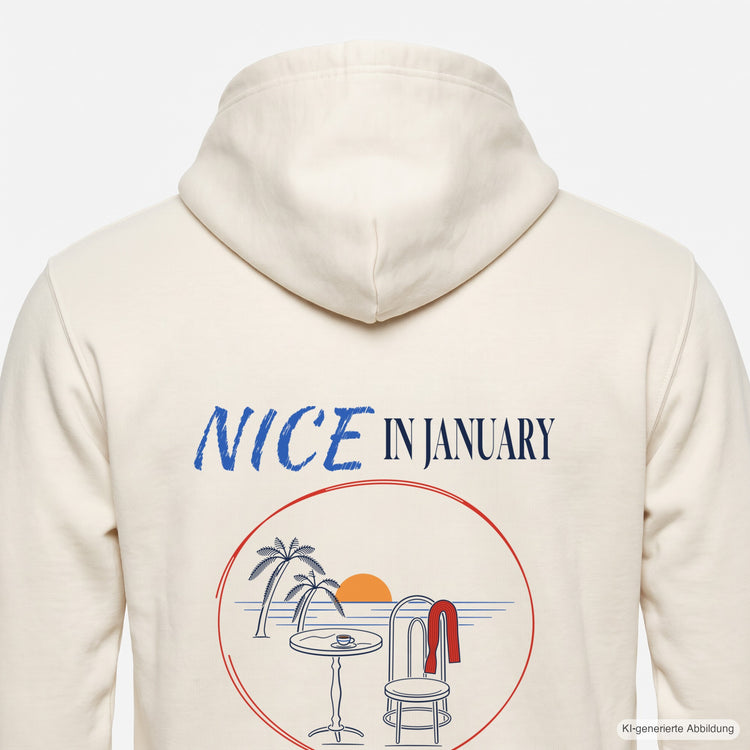 Nice In January Zip-Hoodie