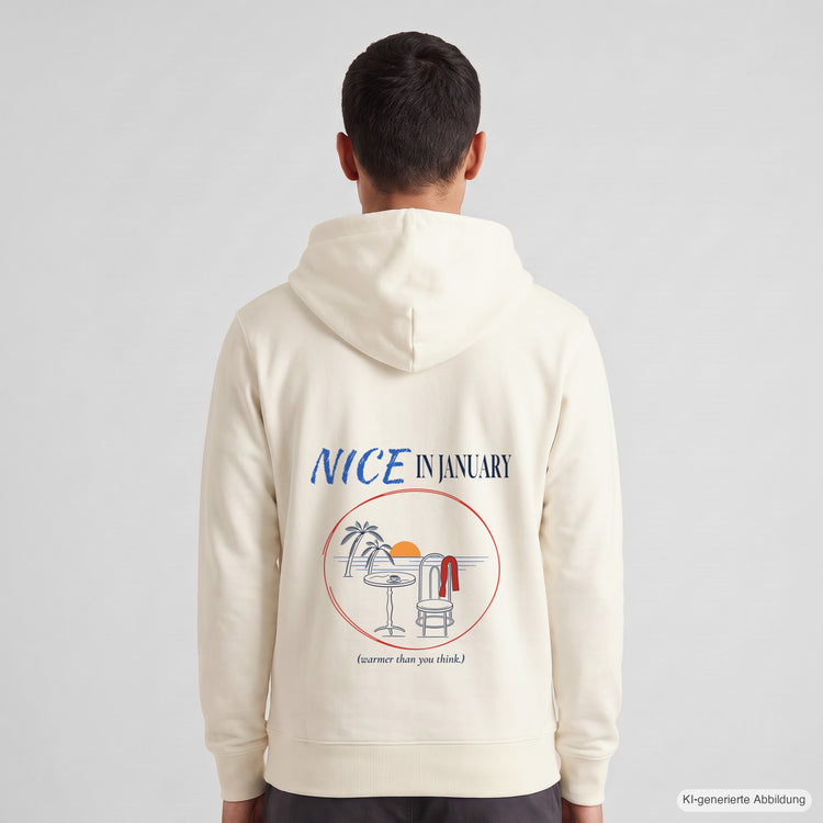 Nice In January Zip-Hoodie