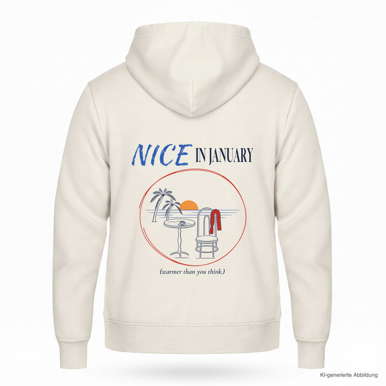 Nice In January Zip-Hoodie