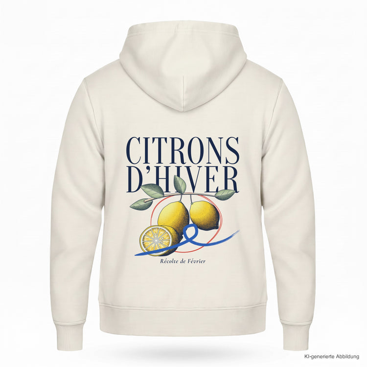 Citrons d'Hiver Zip-Hoodie