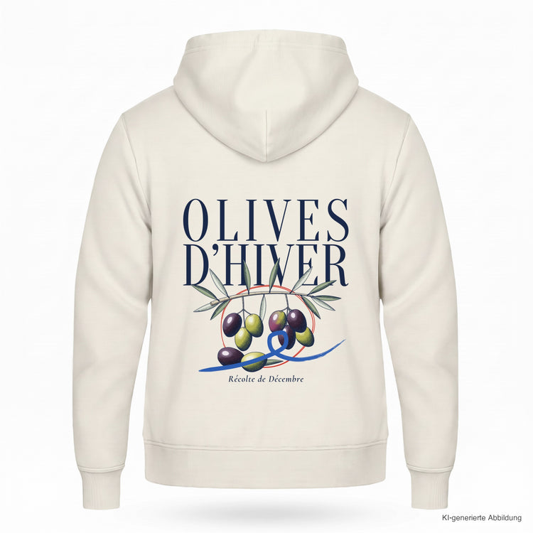 Olives d'Hiver Zip-Hoodie