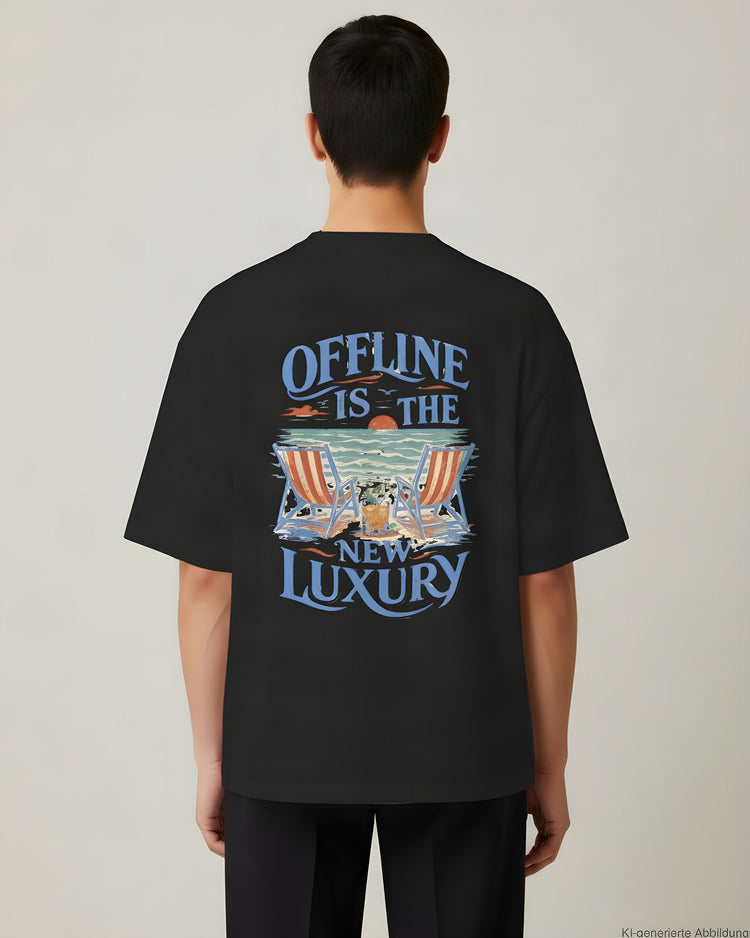 Offline Luxury Beach Cocktail Oversized T-Shirt