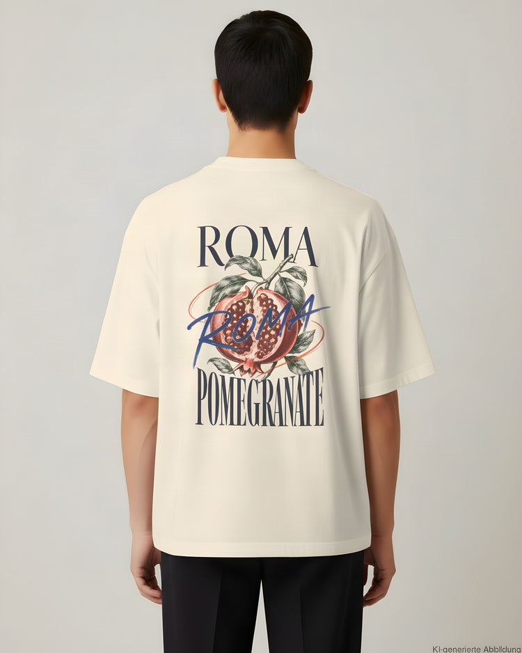 Roma Pomegranate Oversized T-Shirt