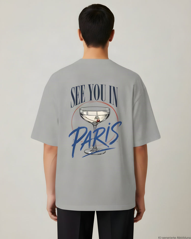 See You In Paris Oversized T-Shirt