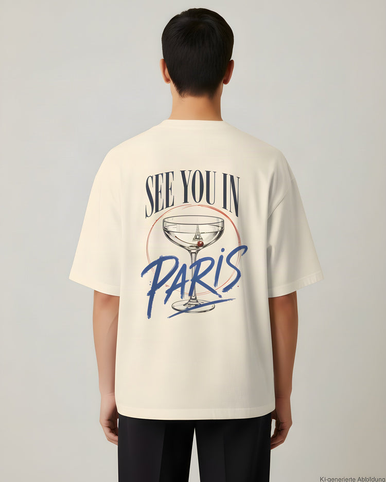 See You In Paris Oversized T-Shirt