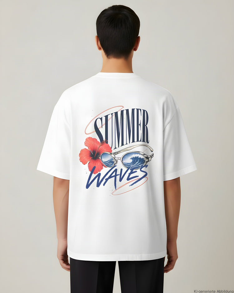 Summer Waves Oversized T-Shirt