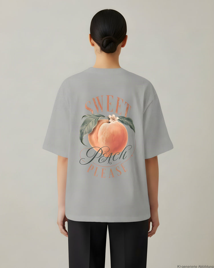 Sweet Peach Please Oversized T-Shirt