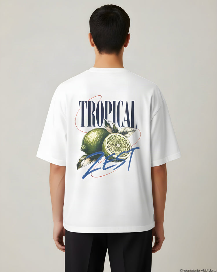 Tropical Zest Limetten Oversized T-Shirt